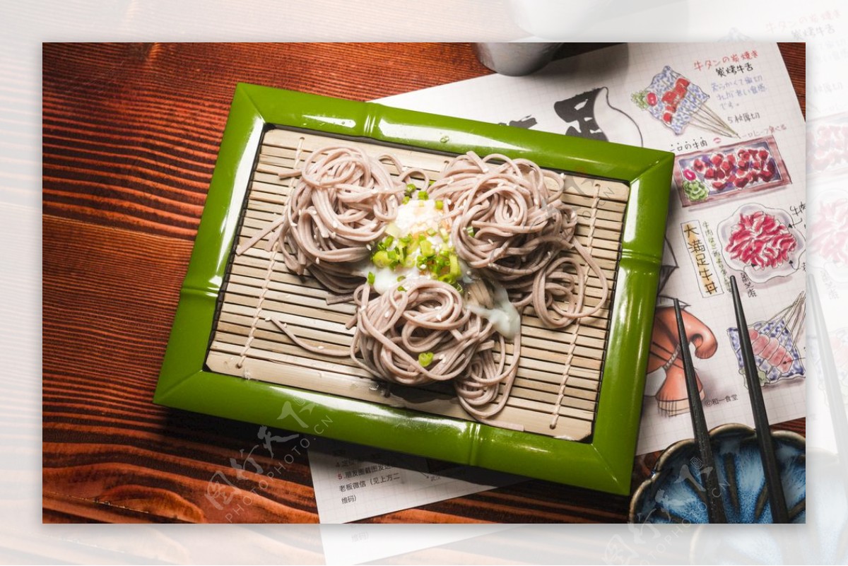 美食日本料理文化冷面图片