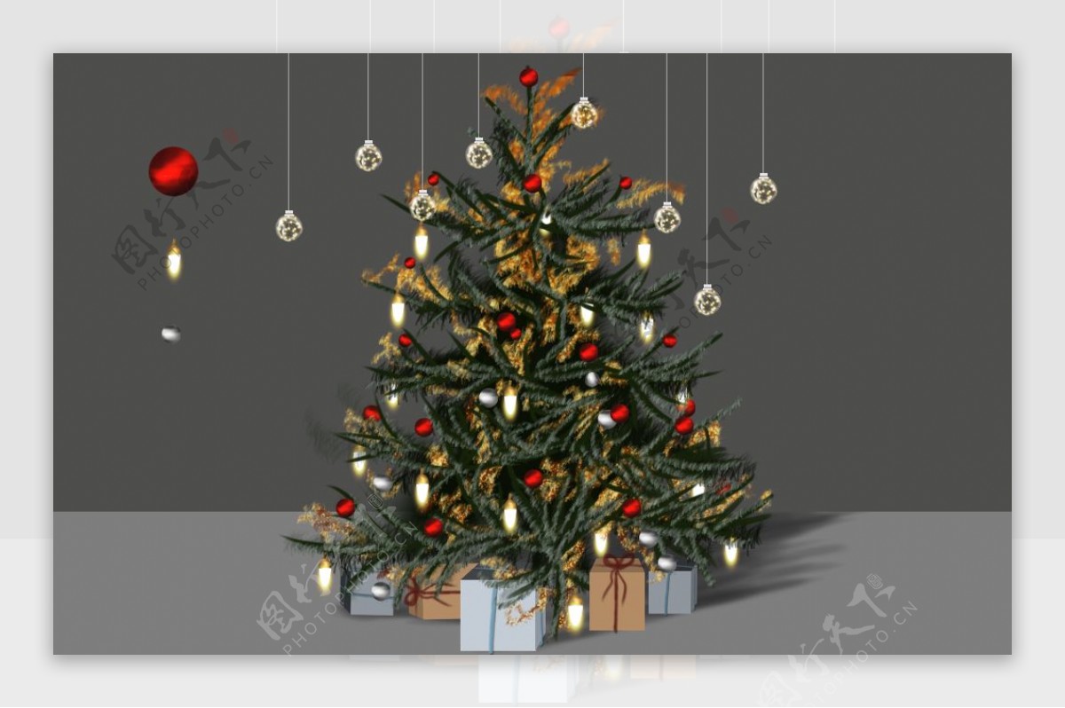 圣诞树装饰美陈图片