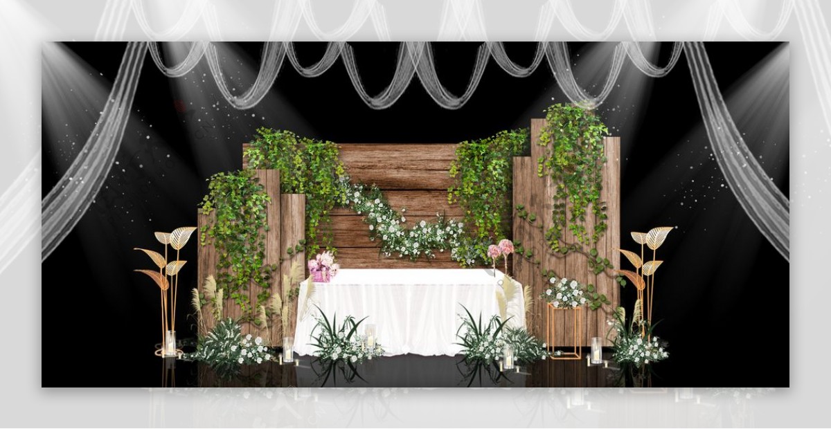 森系婚礼图片