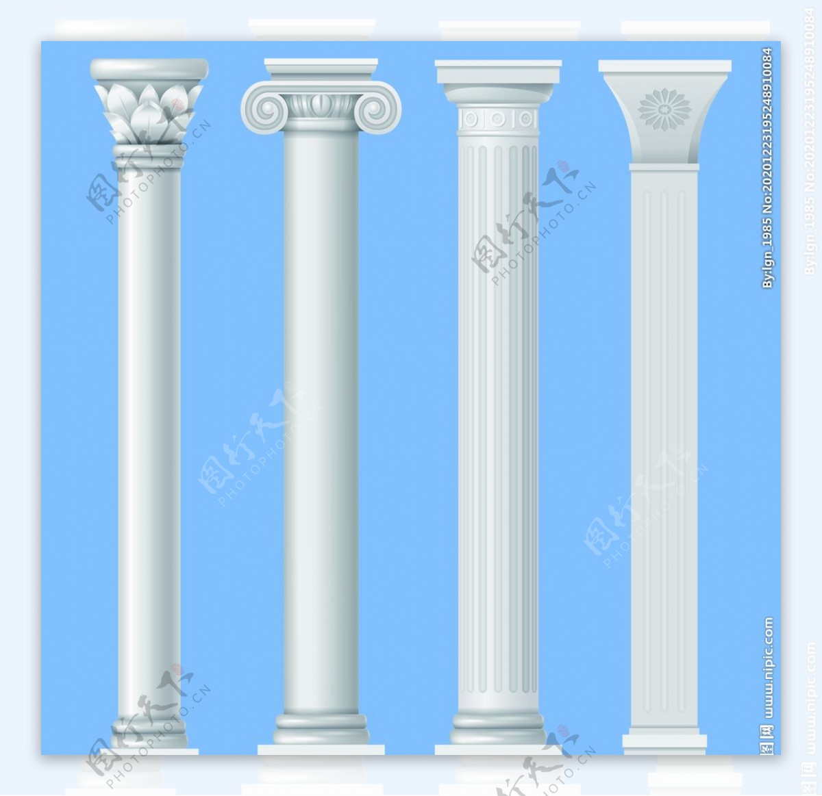 罗马柱图片素材-编号40049128-图行天下
