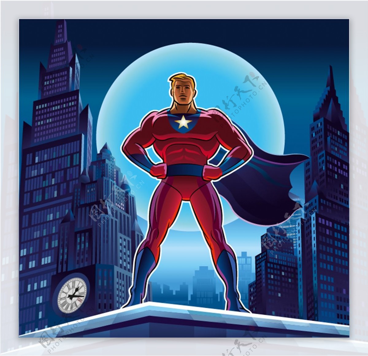向上飞行的DC超人漫画图片 超级英雄电脑壁纸 - Like壁纸网