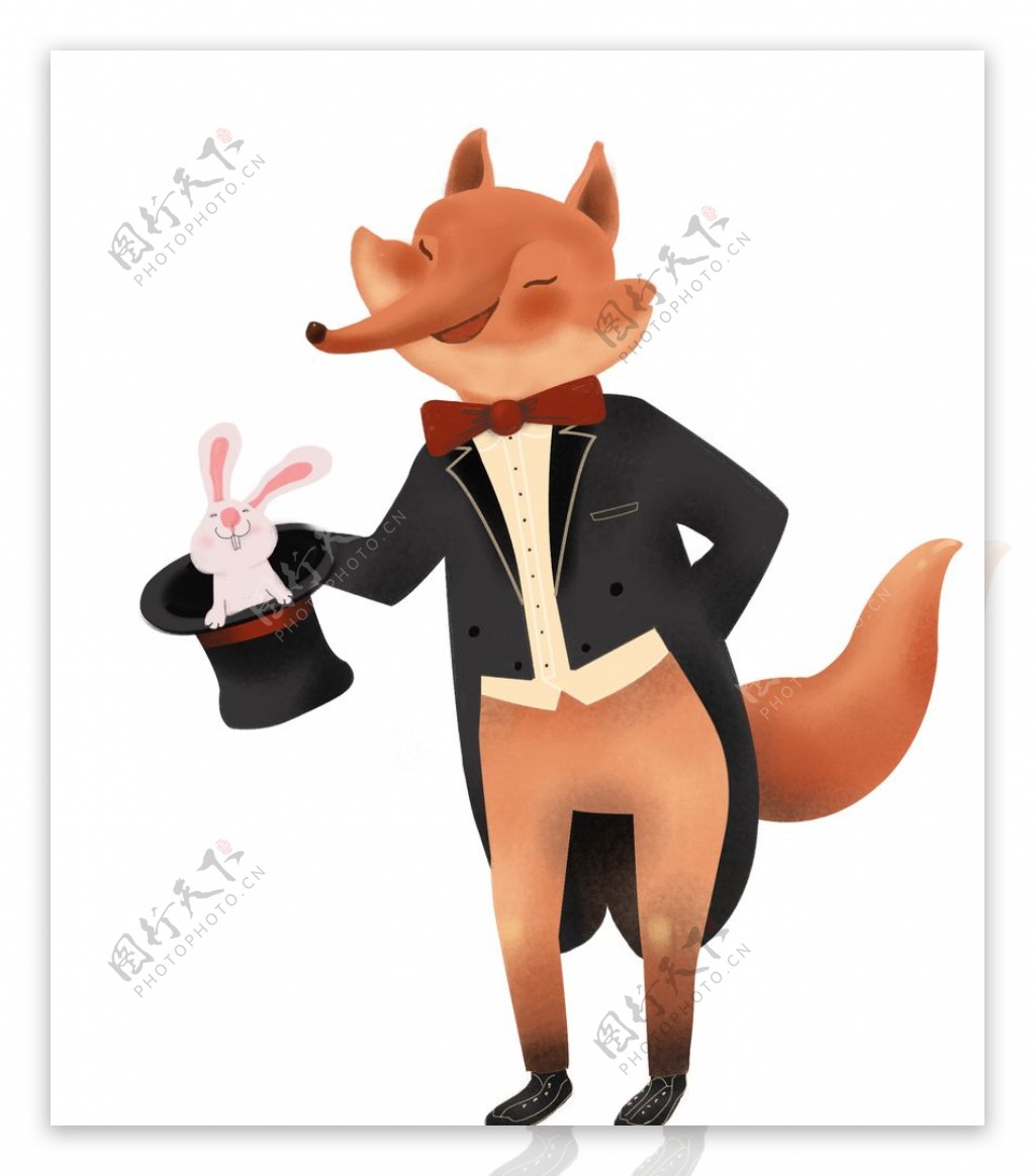 变魔术的小狐狸图片